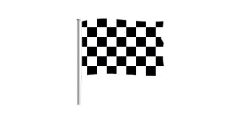Black and White chequered - Flag Factory