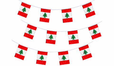 Lebanon Flag Bunting