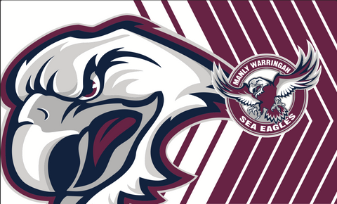 Sea Eagles Manly Flag - Flag Factory