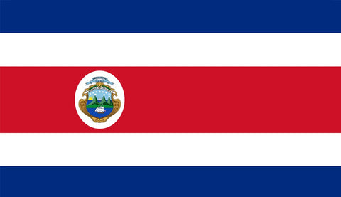 Clearance Costa Rica Flag (2400mm x 1200mm) - Flag Factory