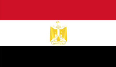 Clearance Egypt Flag (2400mm x 1200mm) - Flag Factory