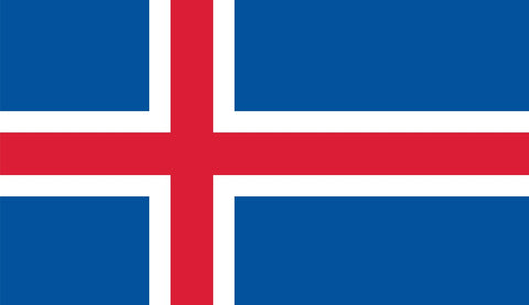 Clearance Iceland Flag (1800mm x 900mm) - Flag Factory