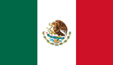 Clearance Mexico Flag (2400mm x 1200mm) - Flag Factory