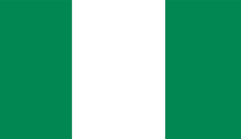 Clearance Nigeria Flag (2400mm x 1200mm) - Flag Factory